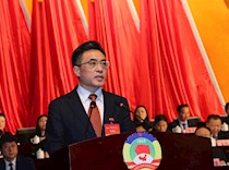 区委书记于会文在政协二届四次大会上讲话